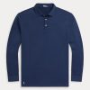 Navy Men’s Ralph Lauren Jersey Polo Shirts