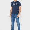 Navy Men’s Ralph Lauren Logo Crew Neck T Shirts