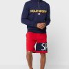Navy Men’s Ralph Lauren Logo Half Zip Sweatshirt