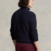Navy Men’s Ralph Lauren Mesh-knit Cotton Quarter-zip Jumper Sweaters Navy Men’s Ralph Lauren Mesh-knit Cotton Quarter-zip Jumper Sweaters