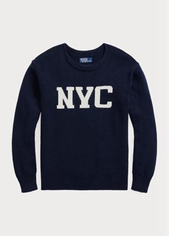 Navy Men’s Ralph Lauren Nyc Crewneck Jumper Sweaters Navy Men’s Ralph Lauren Nyc Crewneck Jumper Sweaters