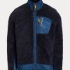 Navy Men’s Ralph Lauren Pile Fleece Jackets