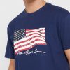 Navy Men’s Ralph Lauren Printed Crew Neck T Shirts