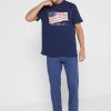 Navy Men’s Ralph Lauren Printed Crew Neck T Shirts
