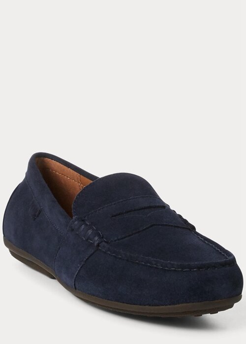 Navy Men’s Ralph Lauren Reynold Suede Driver Casual Shoes Navy Men’s Ralph Lauren Reynold Suede Driver Casual Shoes