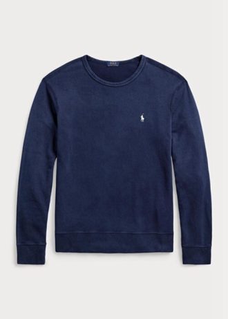 Navy Men’s Ralph Lauren Spa Terry   Sweatshirt