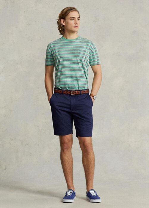 Navy Men’s Ralph Lauren Tailored Fit Stretch Twill Shorts Navy Men’s Ralph Lauren Tailored Fit Stretch Twill Shorts