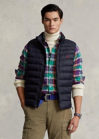 Navy Men’s Ralph Lauren The Packable Gilet Vest