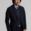 Navy Men’s Ralph Lauren Unconstructed Cotton-linen Sport Blazers Navy Men’s Ralph Lauren Unconstructed Cotton-linen Sport Blazers
