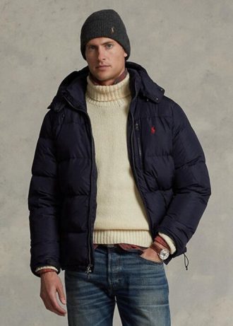 Navy Men’s Ralph Lauren Water-Repellent Down Jackets Navy Men’s Ralph Lauren Water-Repellent Down Jackets