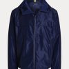 Navy Men’s Ralph Lauren Water-Repellent Hooded Jackets