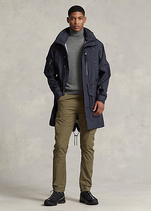 Navy Men’s Ralph Lauren Water-Repellent Hooded Marsh Coats Navy Men’s Ralph Lauren Water-Repellent Hooded Marsh Coats