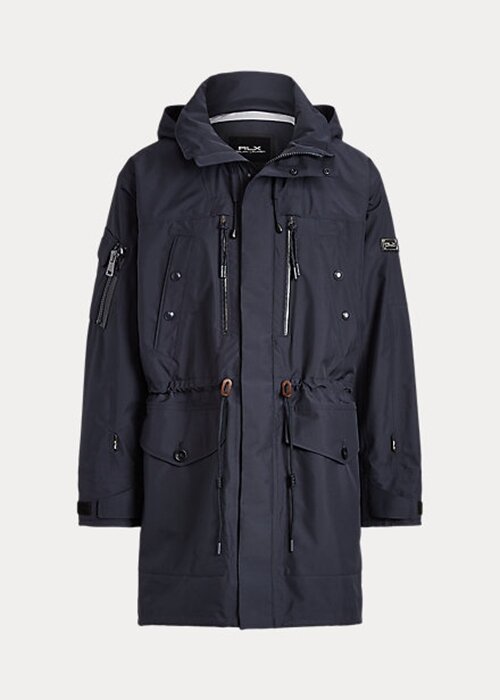 Navy Men’s Ralph Lauren Water-Repellent Hooded Marsh Coats Navy Men’s Ralph Lauren Water-Repellent Hooded Marsh Coats
