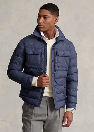 Navy Men’s Ralph Lauren Water-Repellent Jackets Navy Men’s Ralph Lauren Water-Repellent Jackets
