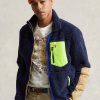 Navy Multicolor Men’s Ralph Lauren Wind-blocking Hybrid Jackets Navy Multicolor Men’s Ralph Lauren Wind-blocking Hybrid Jackets