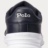 Navy / White Men’s Ralph Lauren Heritage Court II Leather Sneakers