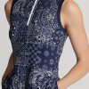 Navy Women’s Ralph Lauren Bandana-Print Paneled Jersey Dress Navy Women’s Ralph Lauren Bandana-Print Paneled Jersey Dress