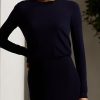 Navy Women’s Ralph Lauren Cashmere Crewneck Sweaters