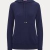 Navy Women’s Ralph Lauren Cashmere Hoodie Hoodie