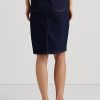 Navy Women’s Ralph Lauren Denim Skirts