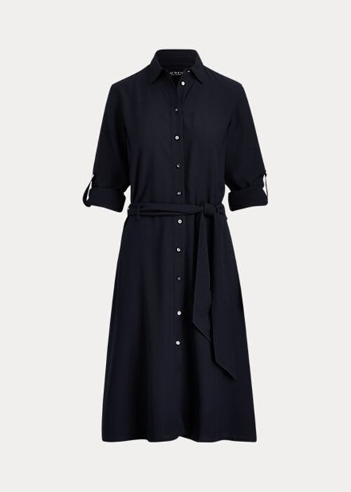 Navy Women’s Ralph Lauren Fit-and-Flaredress Dress Navy Women’s Ralph Lauren Fit-and-Flaredress Dress