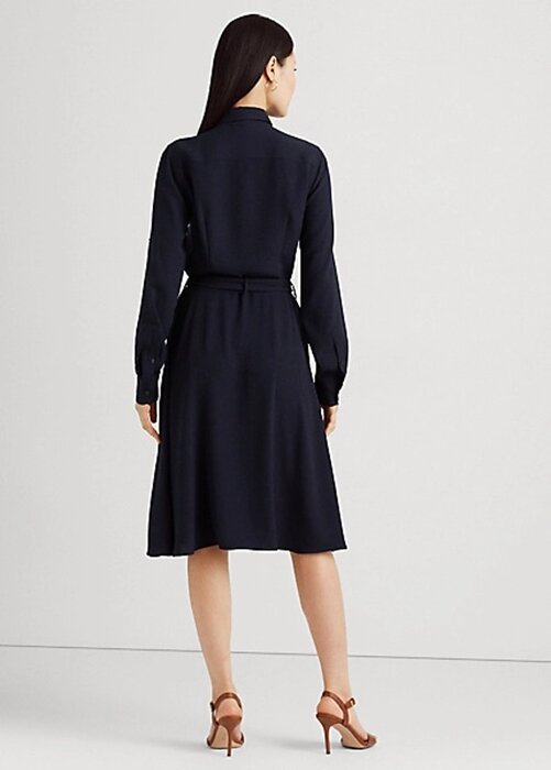 Navy Women’s Ralph Lauren Fit-and-Flaredress Dress Navy Women’s Ralph Lauren Fit-and-Flaredress Dress
