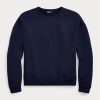 Navy Women’s Ralph Lauren Fleece Crewneck Pullover Sweatshirts