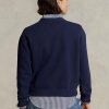 Navy Women’s Ralph Lauren Fleece Crewneck Pullover Sweatshirts