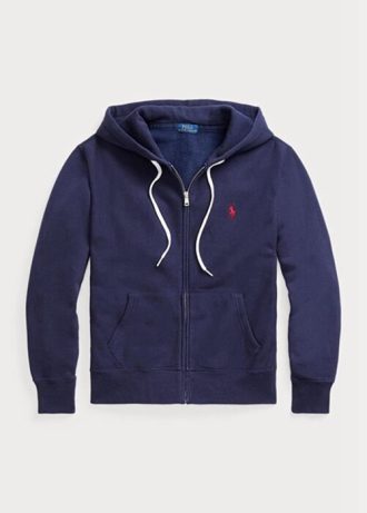 Navy Women’s Ralph Lauren Fleece Full-zip   Hoodie