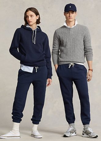 Navy Women’s Ralph Lauren Fleece Sweatpants