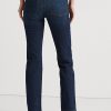 Navy Women’s Ralph Lauren Low-Rise Straight Curvy Jeans