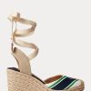 Navy Women’s Ralph Lauren Paislee Canvas Espadrille