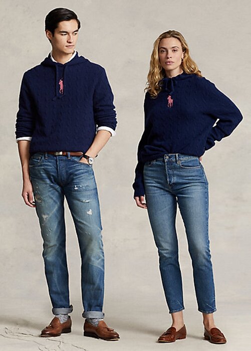 Navy Women’s Ralph Lauren Pink Pony Cable Cashmere Hooded Sweaters Navy Women’s Ralph Lauren Pink Pony Cable Cashmere Hooded Sweaters