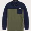 Olive Men’s Ralph Lauren Classic Fit Mesh Utility Polo Shirts