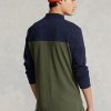 Olive Men’s Ralph Lauren Classic Fit Mesh Utility Polo Shirts