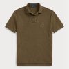 Olive Men’s Ralph Lauren Custom Slim Fit Mesh Polo Shirts Olive Men’s Ralph Lauren Custom Slim Fit Mesh Polo Shirts