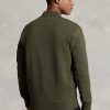 Olive Men’s Ralph Lauren Double-Knit Bomber Jackets Olive Men’s Ralph Lauren Double-Knit Bomber Jackets