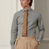 Olive Men’s Ralph Lauren Gingham Formal   Shirts