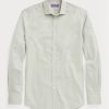 Olive Men’s Ralph Lauren Gingham Formal   Shirts