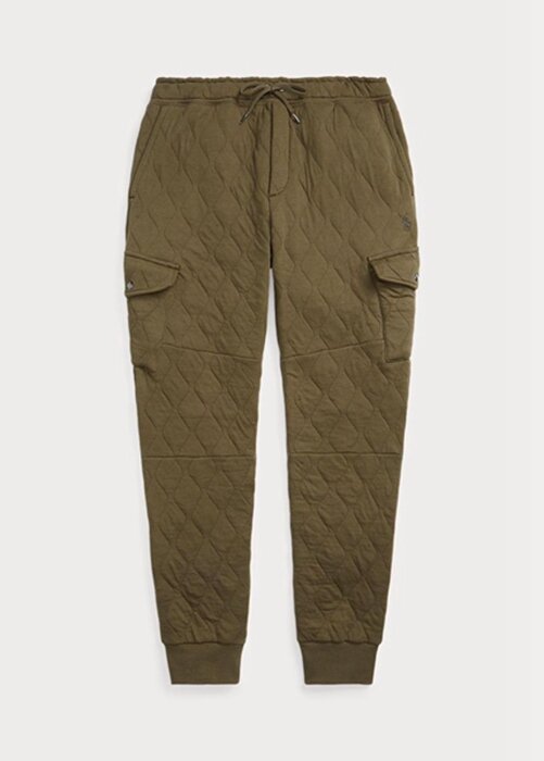 Olive Men’s Ralph Lauren Luxury Jersey Cargo Jogger Pants Olive Men’s Ralph Lauren Luxury Jersey Cargo Jogger Pants
