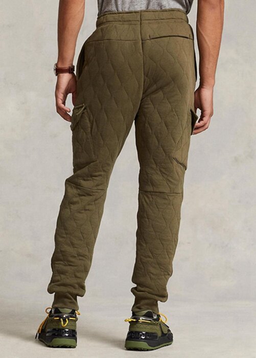 Olive Men’s Ralph Lauren Luxury Jersey Cargo Jogger Pants Olive Men’s Ralph Lauren Luxury Jersey Cargo Jogger Pants