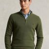 Olive Men’s Ralph Lauren Mesh-knit Cotton Quarter-zip Jumper Sweaters Olive Men’s Ralph Lauren Mesh-knit Cotton Quarter-zip Jumper Sweaters