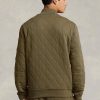 Olive Men’s Ralph Lauren Quilted Luxury Jersey Jackets