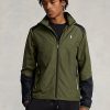 Olive Men’s Ralph Lauren Water-Repellent Ripstop Jackets