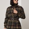 Olive Women’s Ralph Lauren Andrya Plaid Jackets Olive Women’s Ralph Lauren Andrya Plaid Jackets
