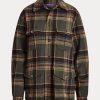 Olive Women’s Ralph Lauren Andrya Plaid Jackets Olive Women’s Ralph Lauren Andrya Plaid Jackets