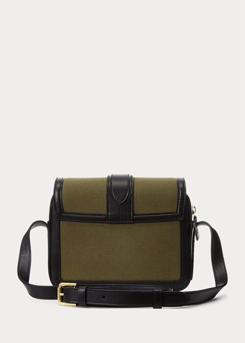 Olive Women’s Ralph Lauren Canvas Welington Crossbody Bags Olive Women’s Ralph Lauren Canvas Welington Crossbody Bags