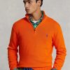 Orange Men’s Ralph Lauren Cotton Quarter-zip Jumper  Sweaters