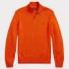 Orange Men’s Ralph Lauren Cotton Quarter-zip Jumper  Sweaters