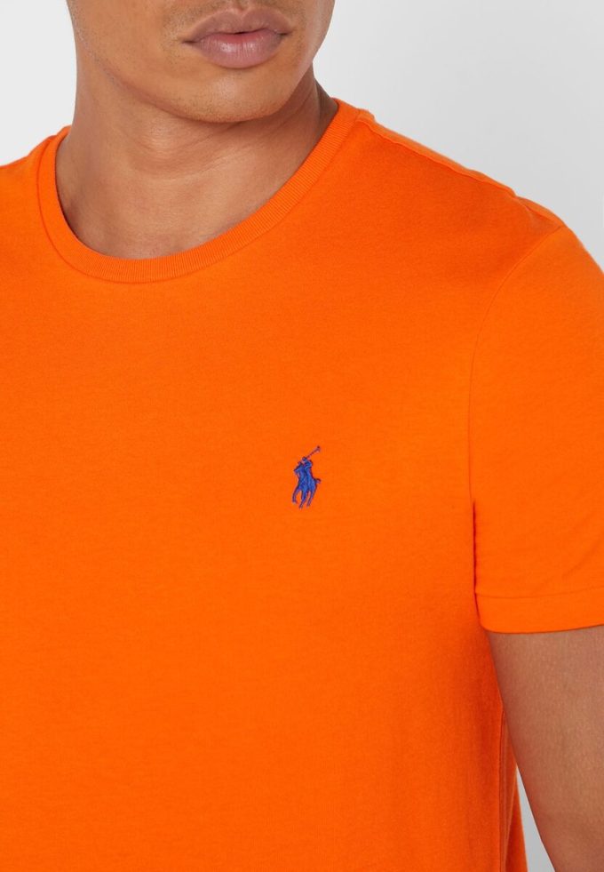 Orange Men’s Ralph Lauren Essential Crew Neck T Shirts